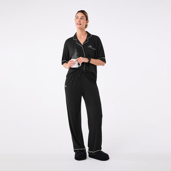 women's Black Pajama Pant
