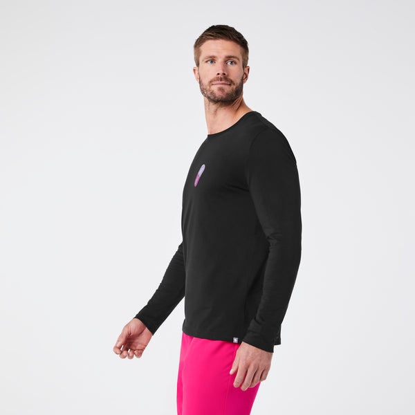 men's Black Chill Pill Supersoft  - Longsleeve Underscrub