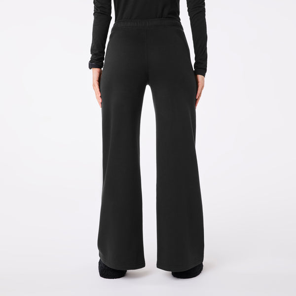 women's Black Off-Shift Wide Leg - Sweatpant™