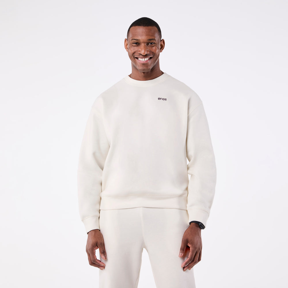 men's Cream Off-Shift Relaxed - Crewneck Sweatshirt™