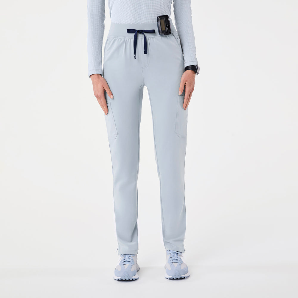women's Dusty Blue Yola High-Rise Slim  - Tall  Scrub Pant™