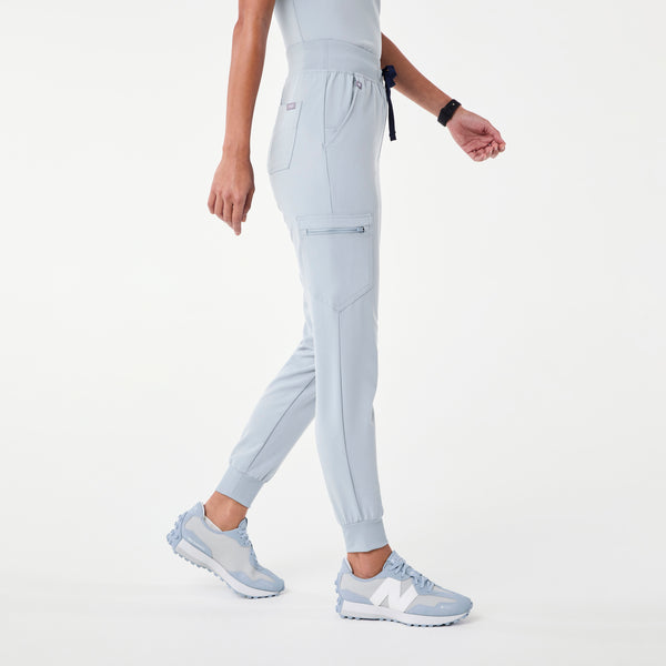 Women's Dusty Blue Zamora High-Rise - Petite Jogger Scrub Pant™