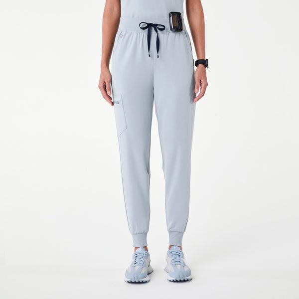 Women's Dusty Blue Zamora High-Rise - Petite Jogger Scrub Pant™