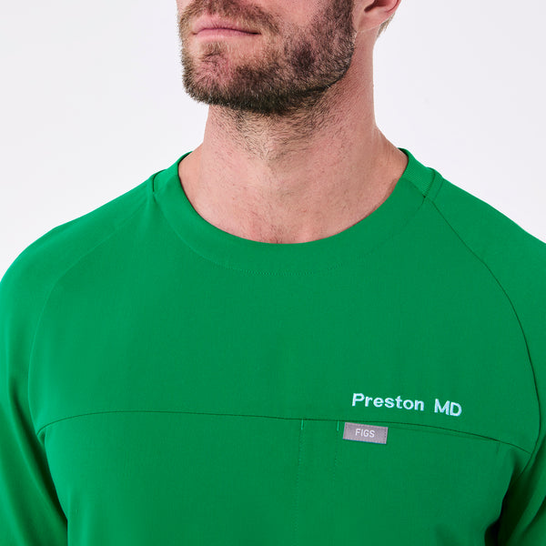 men's Evergreen Colmar Crewneck - Scrub Top