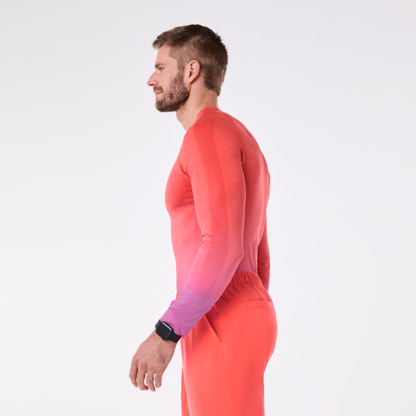 men's Ombre Fireside Makato Seamless - Longsleeve Underscrub