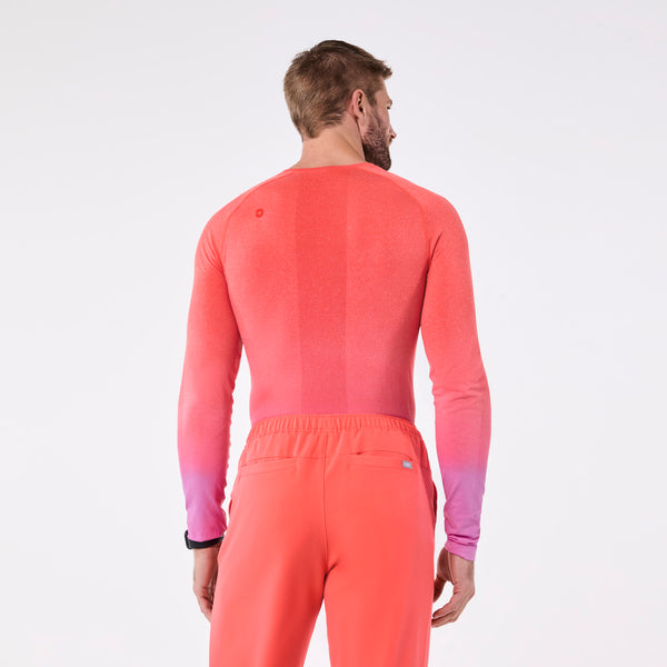 men's Ombre Fireside Makato Seamless - Longsleeve Underscrub