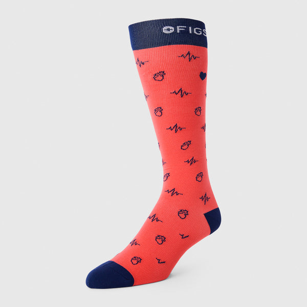 men's Fireside Cardiac Arrhythmias - Compression Socks