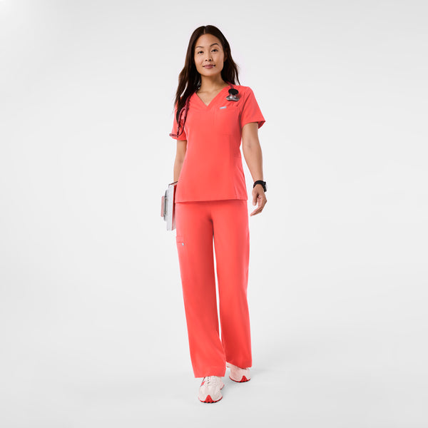 women's Fireside Tulsa Slim V-Neck - Scrub Top