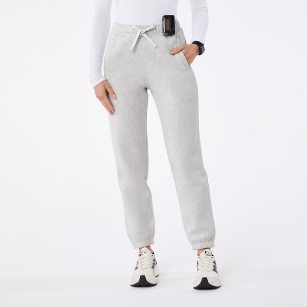 women's Heather Grey Off-Shift Relaxed - Jogger Sweatpant™