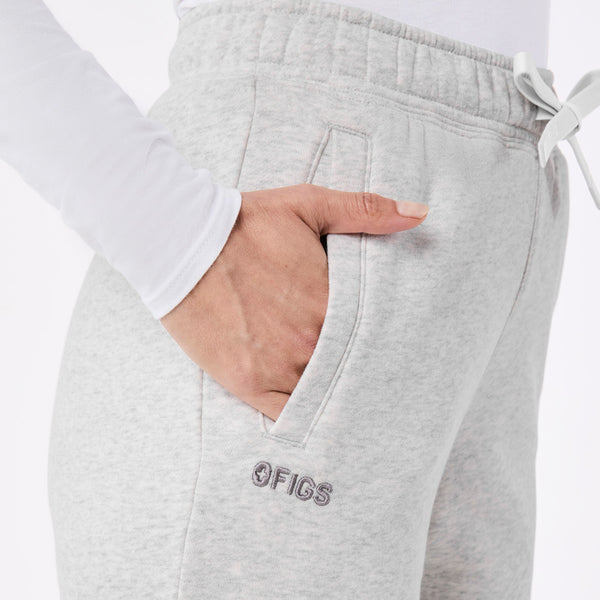 women's Heather Grey Off-Shift Relaxed - Jogger Sweatpant™