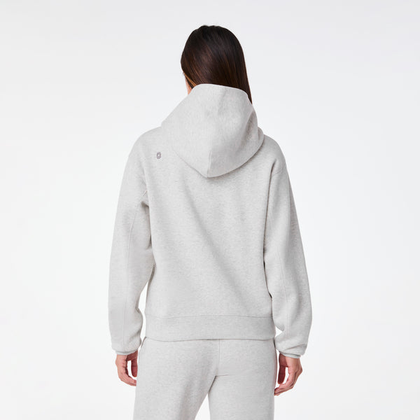 women's Heather Grey Off-Shift - Hoodie Sweatshirt™