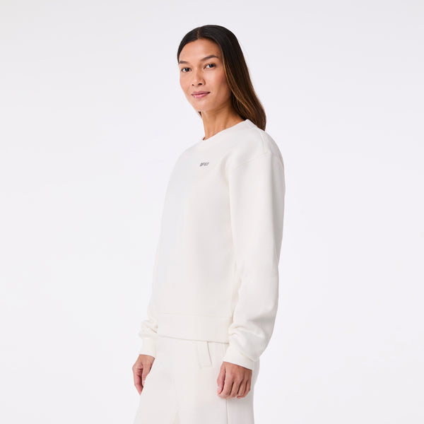 women's Cream Off-Shift Relaxed - Crewneck Sweatshirt™