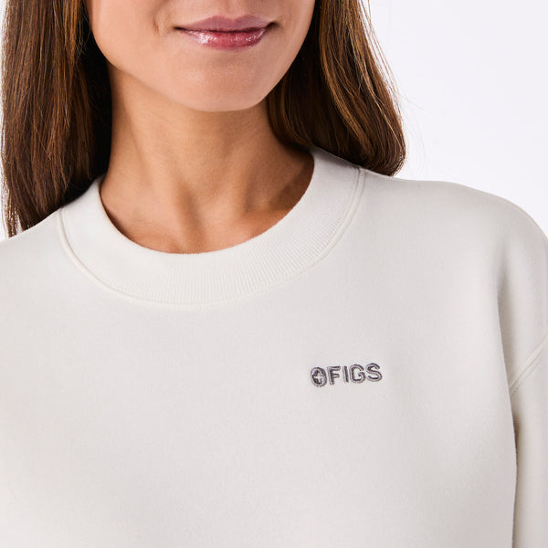 women's Cream Off-Shift Relaxed - Crewneck Sweatshirt™