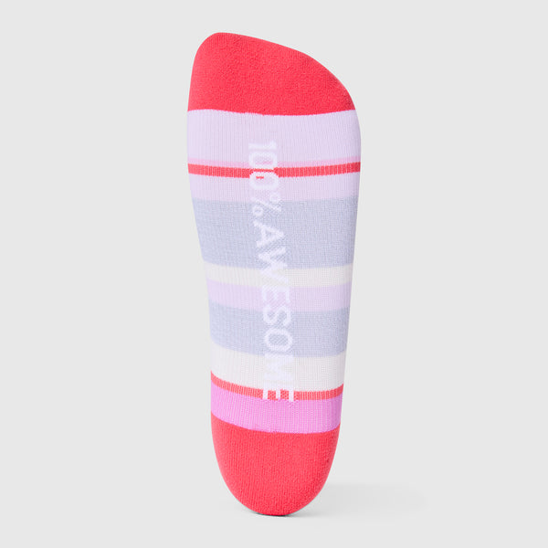 women's Fireside Multi Heather Stripe - Compression Socks