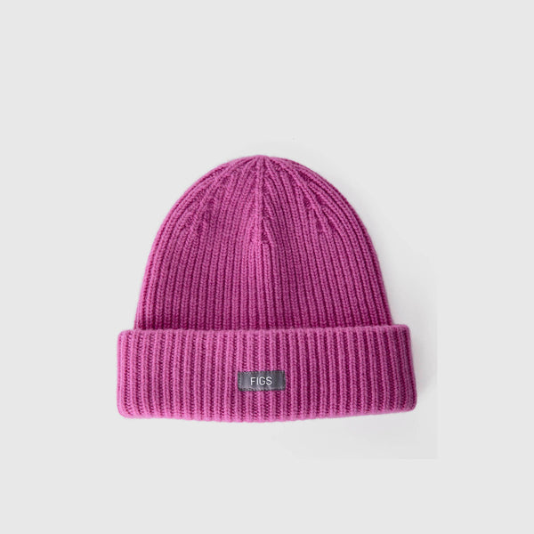 Pink Cloud FIGS Logo Beanie