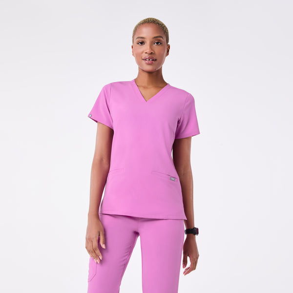 women's Pink Cloud Casma - Three-Pocket Scrub Top™