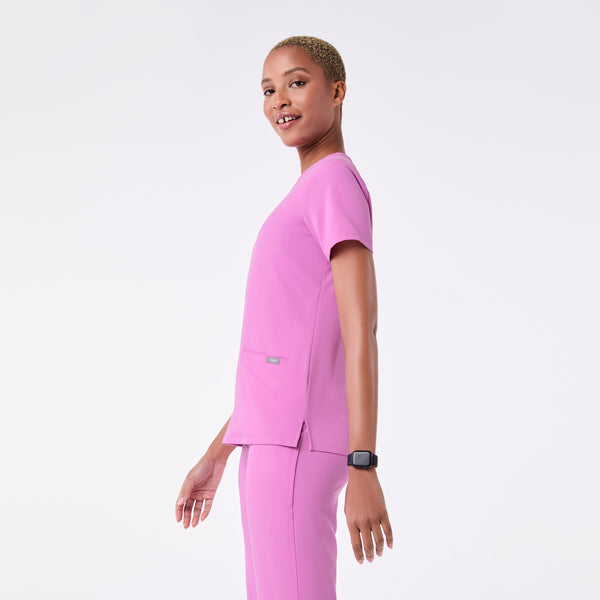 women's Pink Cloud Casma - Three-Pocket Scrub Top™