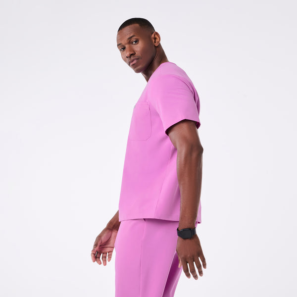 men's Pink Cloud Leon - Three-Pocket Scrub Top™