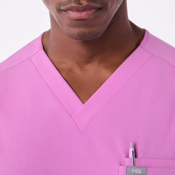 men's Pink Cloud Leon - Three-Pocket Scrub Top™