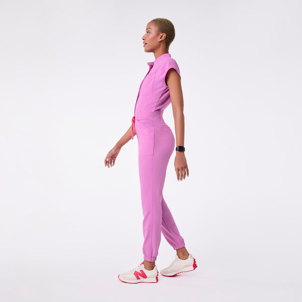 women's Pink Cloud Rafaela - Cargo ScrubJumpsuit™