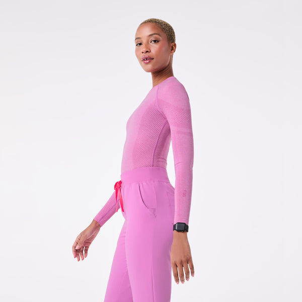 women's Pink Cloud Salta Seamless - Longsleeve Underscrub