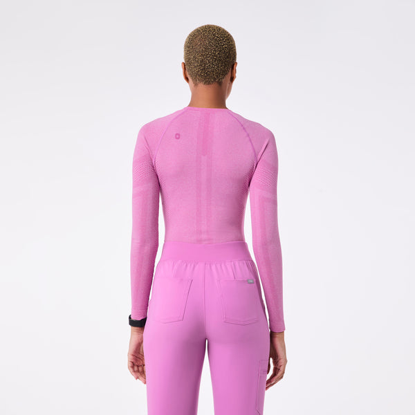 women's Pink Cloud Salta Seamless - Longsleeve Underscrub