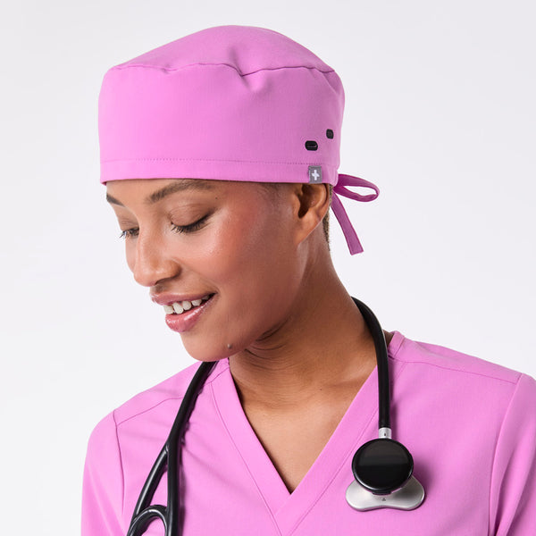 Pink Cloud Modern - Classic Scrub Cap Buttonholes