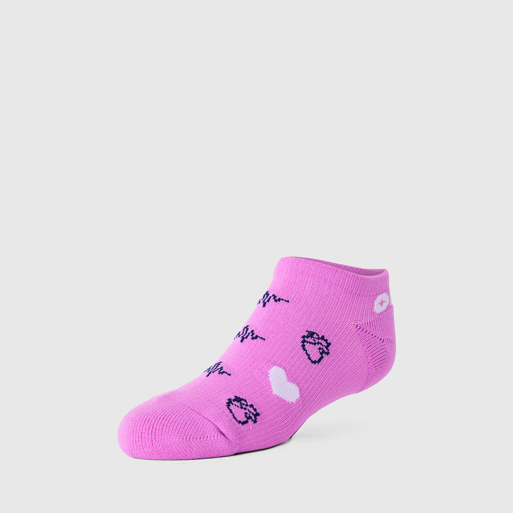 women's Pink Cloud Cardiac Arrhythmias - Ankle Socks