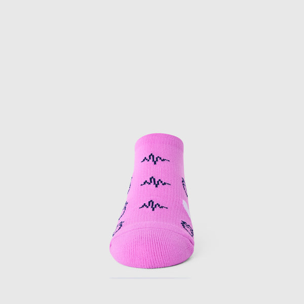 women's Pink Cloud Cardiac Arrhythmias - Ankle Socks