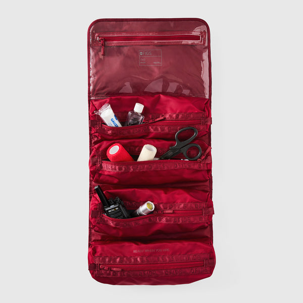 Paramedic Red Roll Up Tool Bag