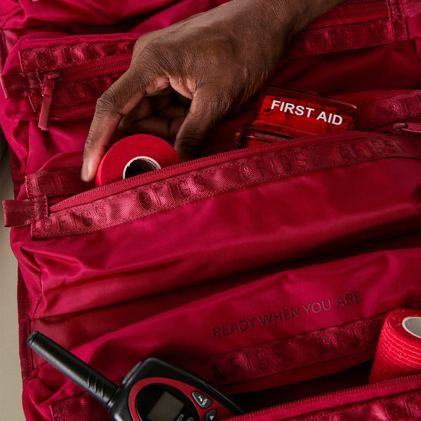 Paramedic Red Roll Up Tool Bag