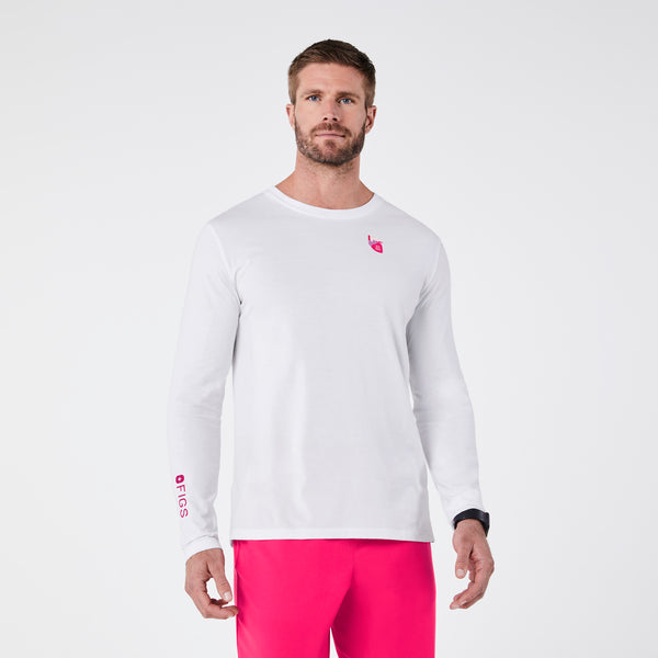 men's White Heart Supersoft - Longsleeve Underscrub