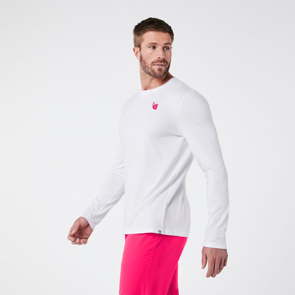 men's White Heart Supersoft - Longsleeve Underscrub