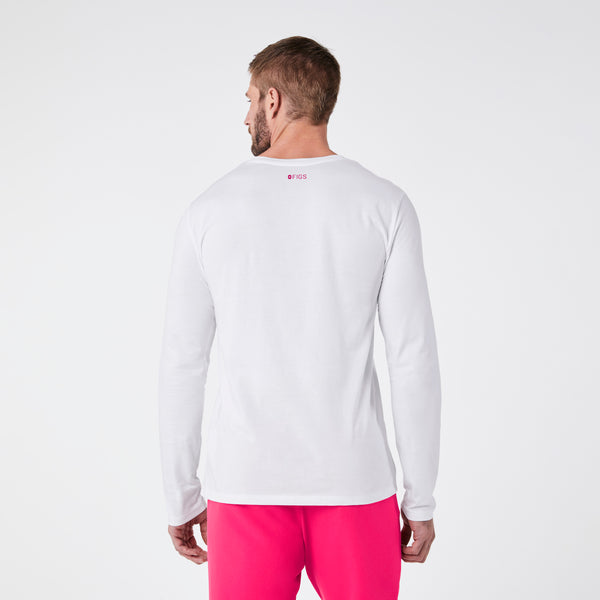 men's White Heart Supersoft - Longsleeve Underscrub