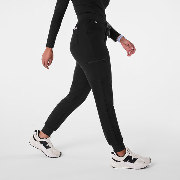 Women's Black Zamora™ High-Rise - Petite Jogger Scrub Pant
