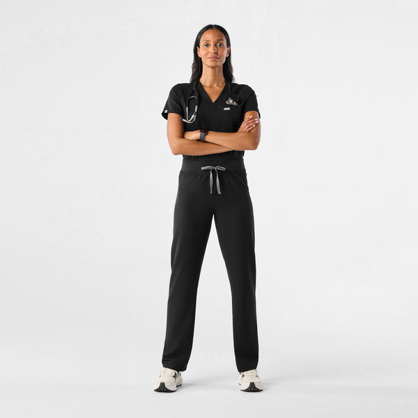 women's Black Livingston™ High Waisted - Tall Basic Scrub Pants