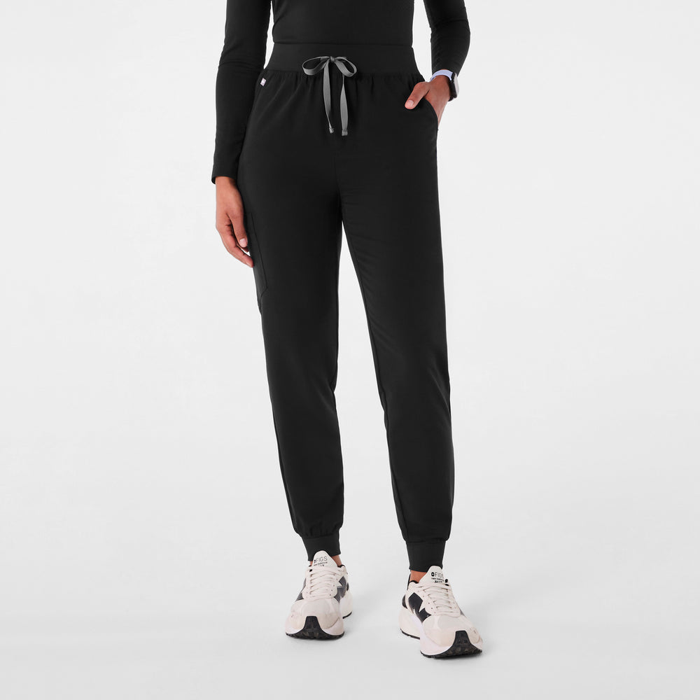 women's Black Zamora™ High Waisted - Jogger Scrub Pants