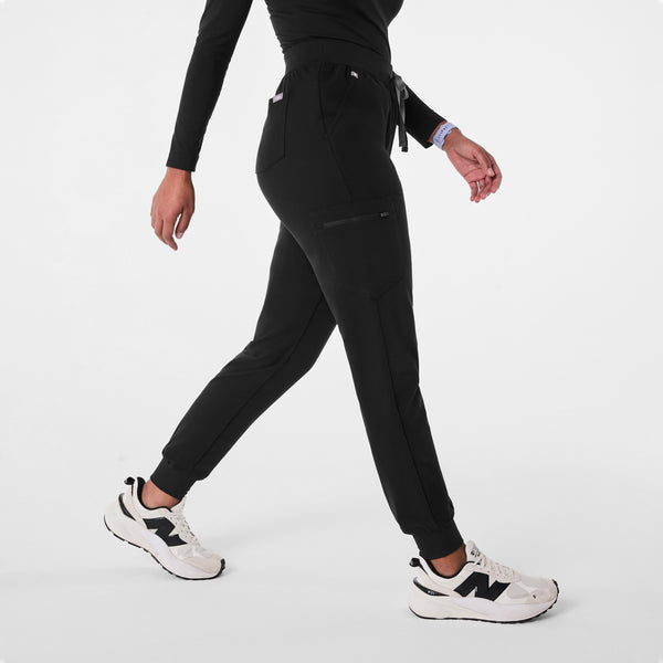 women's Black Zamora™ High Waisted - Jogger Scrub Pants