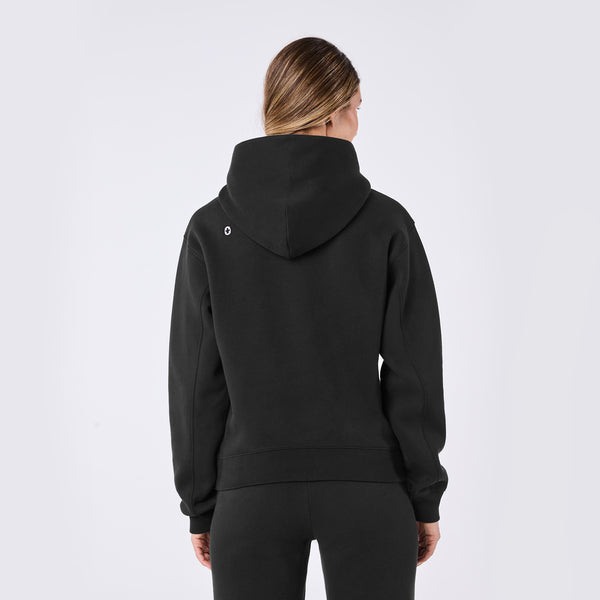 women's Black Off-Shift - Hoodie Sweatshirt™