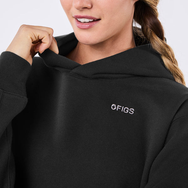 women's Black Off-Shift - Hoodie Sweatshirt™