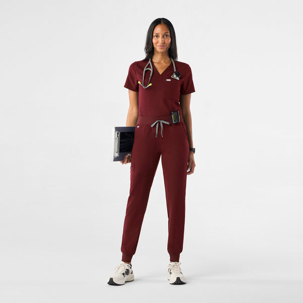 Women's Burgundy Zamora™ - Jogger Scrub Pants