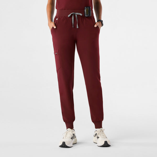 Women's Burgundy Zamora™ - Jogger Scrub Pants