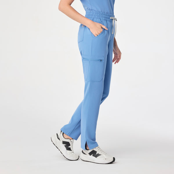 women's Ceil Blue High Waisted Dowa - Tall Scrub Pant