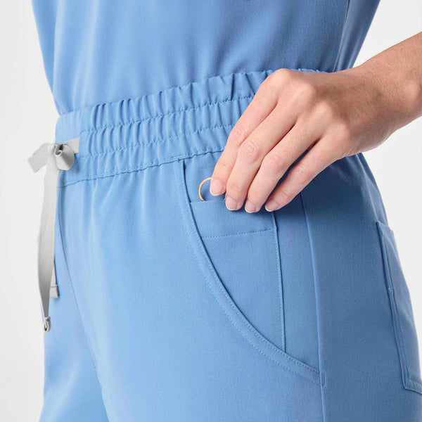 women's Ceil Blue High Waisted Dowa - Tall Scrub Pant