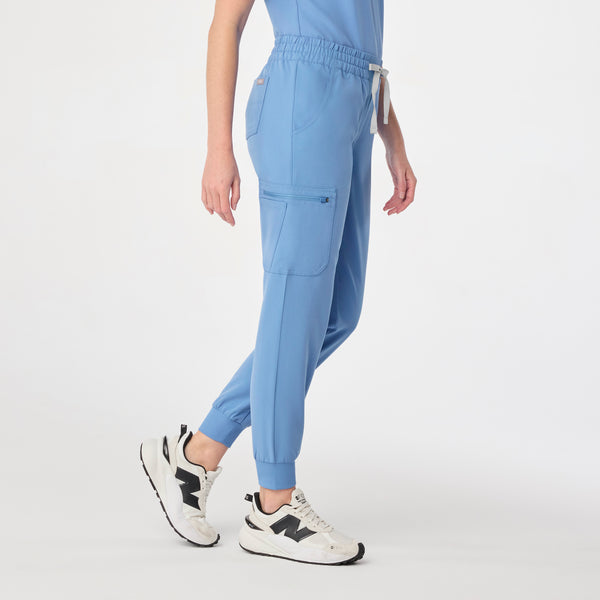 women's Ceil Blue Uman Relaxed - Jogger Scrub Pant