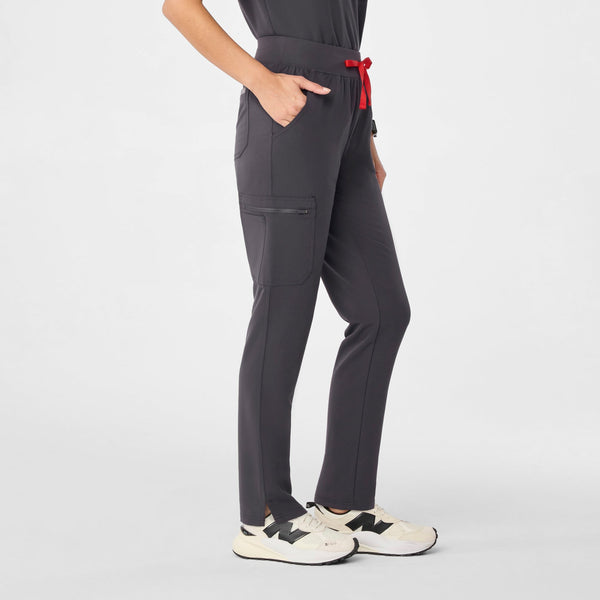 Women's Charcoal Yola High-Rise Slim -  Scrub Pant (Old SKU Formats)