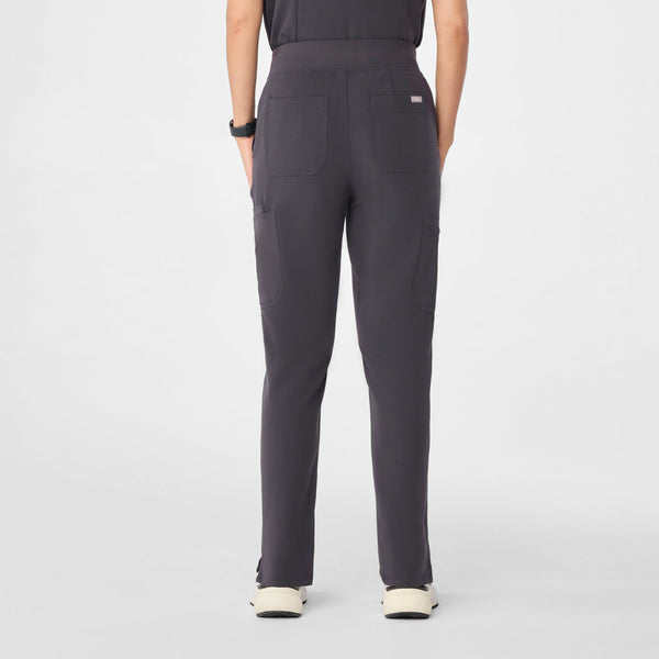 Women's Charcoal Yola High-Rise Slim - Petite  Scrub Pant (Old SKU Formats)