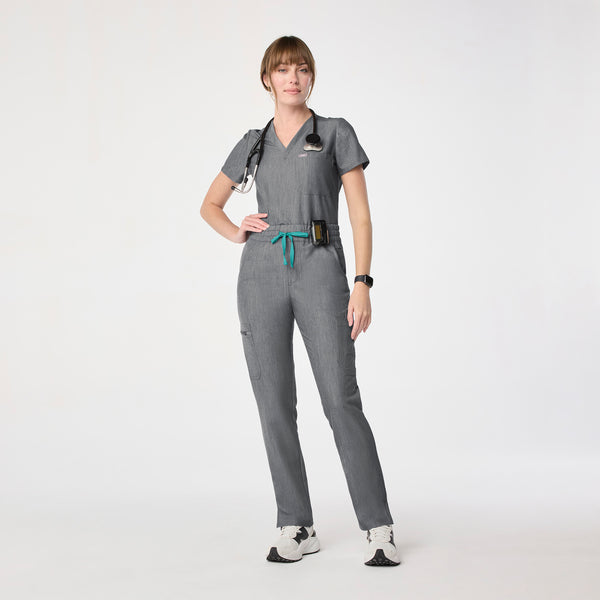 women's Graphite High Waisted Dowa - Petite Scrub Pant