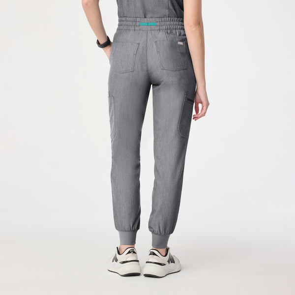 women's Graphite High Waisted Uman Relaxed - Petite Jogger Scrub Pant