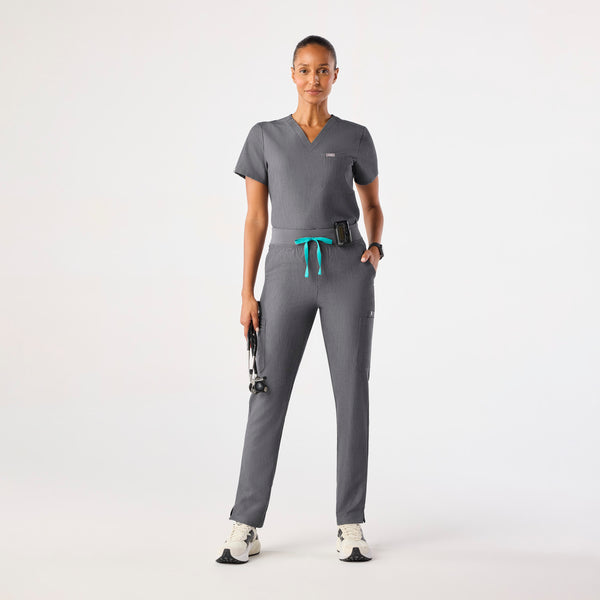 women's Graphite Yola High-Rise Slim 2.0 - Petite  Scrub Pant